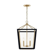 Kichler 52619 Delvin 4-lt 16" Pendant-Champagne Bronze with Black