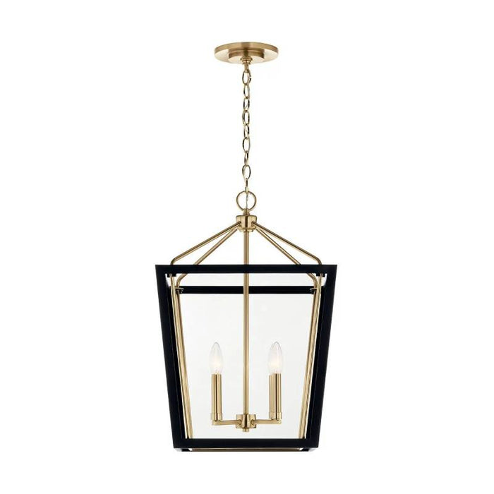Kichler 52619 Delvin 4-lt 16" Pendant-Champagne Bronze with Black