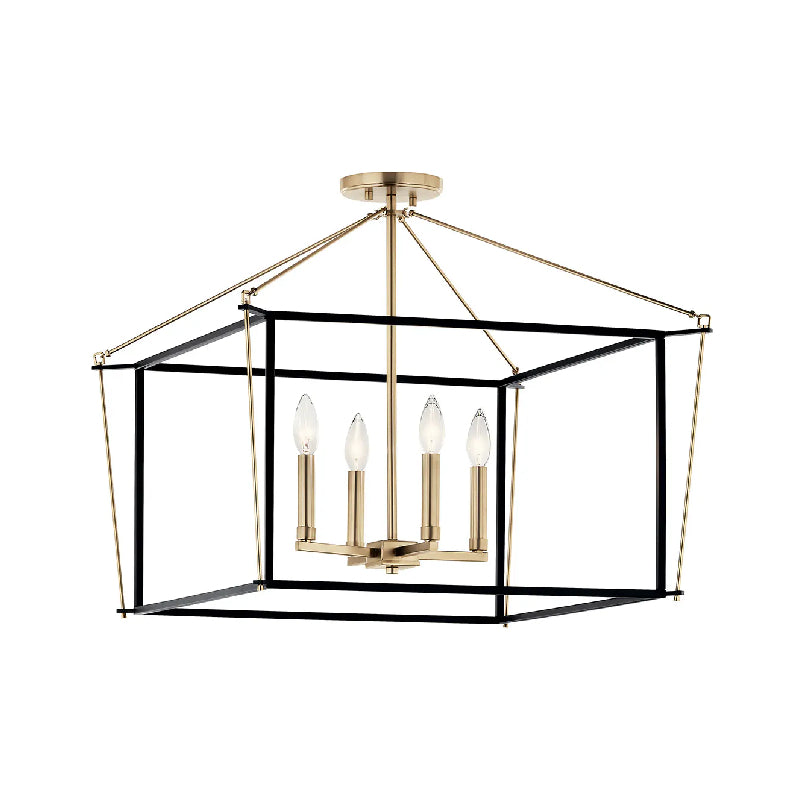 Kichler 52632 Eisley 4-lt 24" Semi-Flush Mount