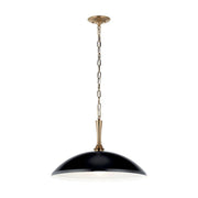 Kichler 52638 Delarosa 1-lt 20" Pendant-Black with Champagne Bronze