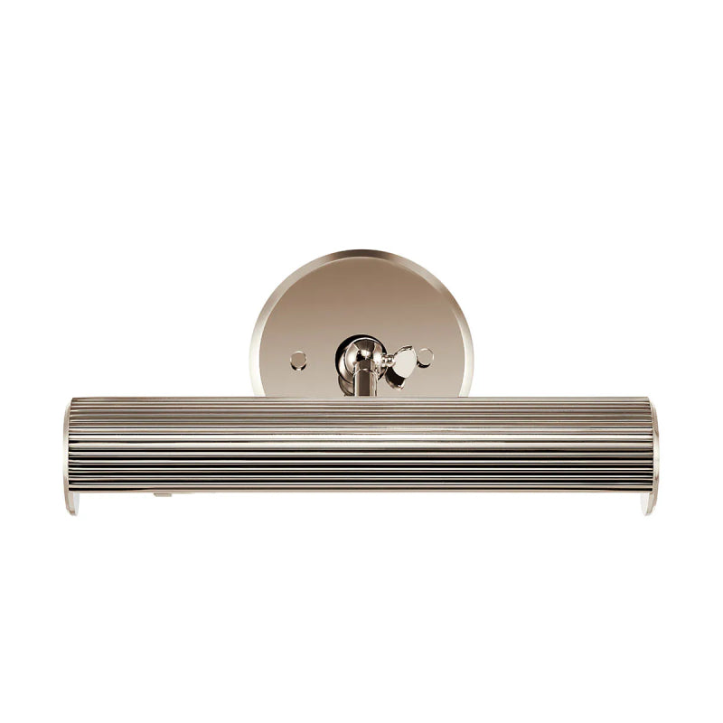 Kichler 52649 Midi 1-lt 12" Wall Sconce-Polished Nickel