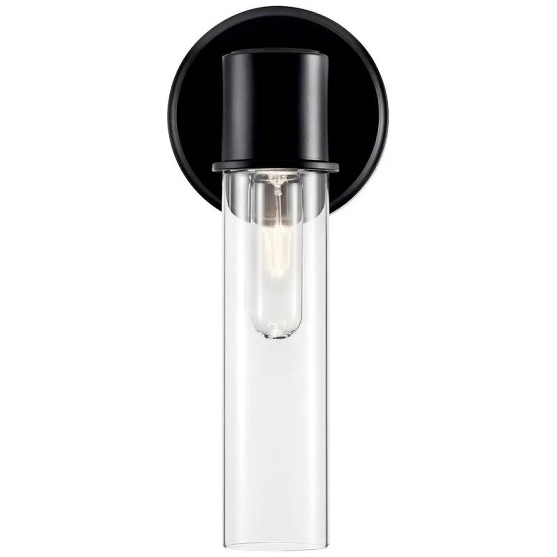 Kichler 52653 Aviv 1-lt 13" Tall Wall Sconce-Black