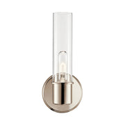 Kichler 52653 Aviv 1-lt 13" Tall Wall Sconce-Polished Nickel