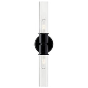 Kichler 52654 Aviv 2-lt 24" Wall Sconce-Black