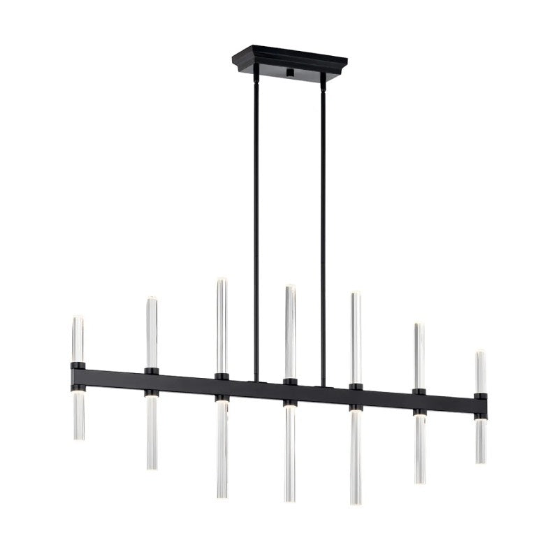 Kichler 52670 Sycara 14-lt 48" LED Linear Chandelier-Black