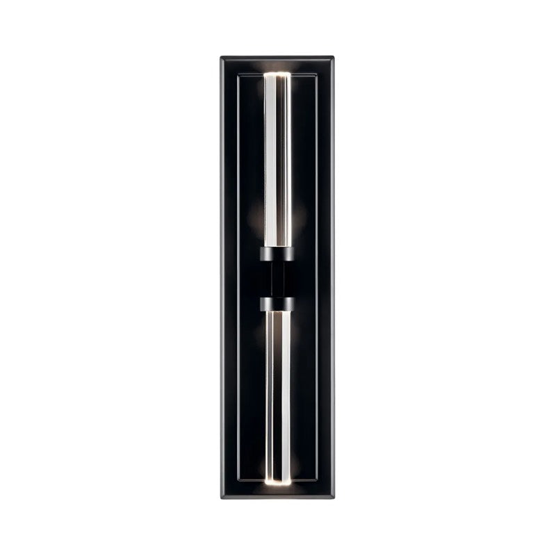 Kichler 52671 Sycara 2-lt 19" Tall LED Wall Sconce - Black