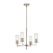 Kichler 52678 Velestino 4-lt 21" Chandelier-Polished Nickel