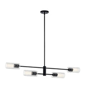 Kichler 52681 Velestino 4-lt 48" Chandelier-Black