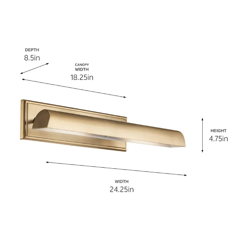 Kichler 52686 Carston 2-lt 24" LED Wall Sconce