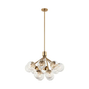 Kichler 52701 Silvarious 12-lt 30" Chandelier-Champagne Bronze