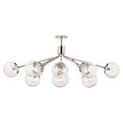Kichler 52703 Silvarious 12-lt 48" Chandelier-Polished Nickel