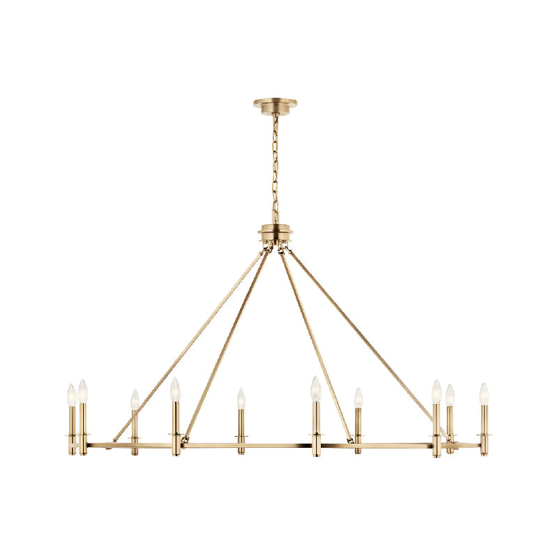 Kichler 52707 Carrick 10-lt 54" Chandelier