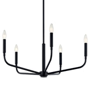 Kichler 52717 Madden 5-lt 26" Chandelier - Black