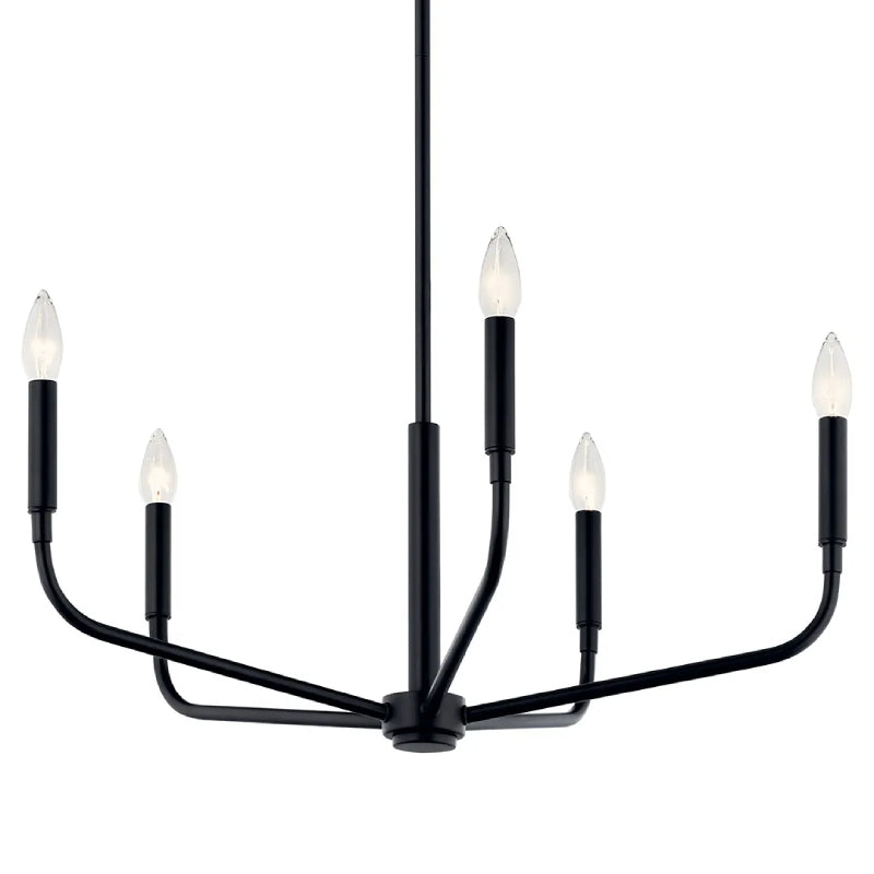 Kichler 52717 Madden 5-lt 26" Chandelier - Black
