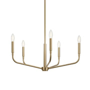 Kichler 52717 Madden 5-lt 26" Chandelier - Champagne Bronze