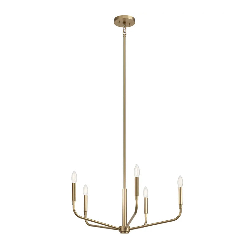Kichler 52717 Madden 5-lt 26" Chandelier - Champagne Bronze