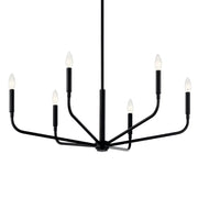 Kichler 52718 Madden 6-lt 32" Chandelier-Black