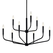 Kichler 52720 Madden 9-lt 32" Chandelier - Black