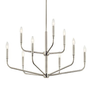 Kichler 52720 Madden 9-lt 32" Chandelier - Brushed Nickel