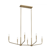Kichler 52721 Madden 6-lt 45" Linear Chandelier - Champagne Bronze