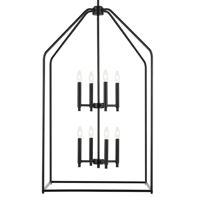 Kichler 52724 Madden 8-lt 24" Pendant - Black