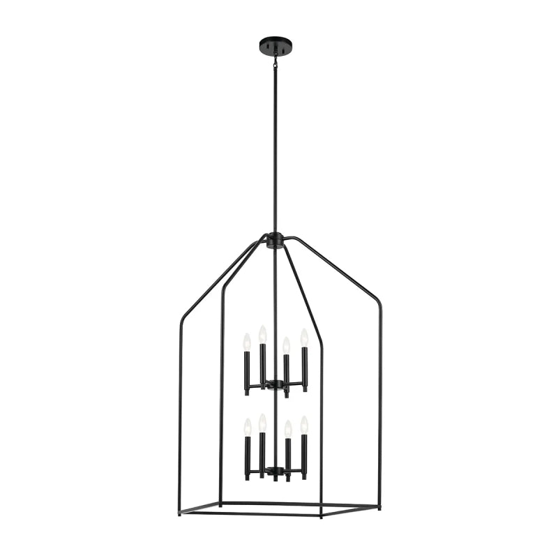 Kichler 52724 Madden 8-lt 24" Pendant - Black