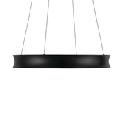 Kichler 52746 Larousse 1-lt 30" LED Chandelier - Black/Champagne Bronze