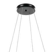 Kichler 52747 Larousse 1-lt 40" LED Chandelier - Black/Champagne Bronze