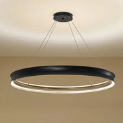 Kichler 52748 Larousse 1-lt 50" LED Chandelier - Black/Champagne Bronze