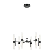 Kichler 52752 Riven 12-lt 33" LED Chandelier - Black