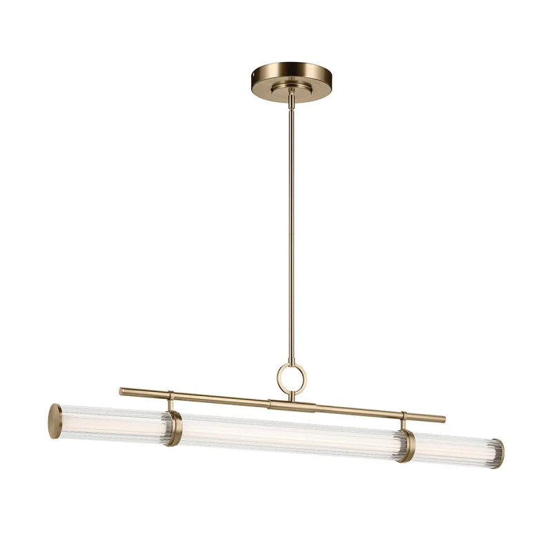 Kichler 52753 Riven 1-lt 48" LED Chandelier - Champagne Bronze