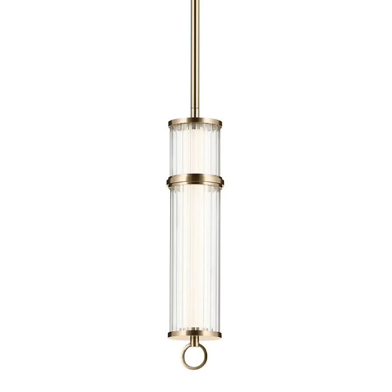 Kichler 52755 Riven 1-lt 5" LED Pendant - Champagne Bronze