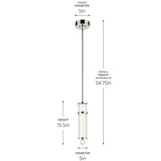 Kichler 52755 Riven 1-lt 5" LED Pendant