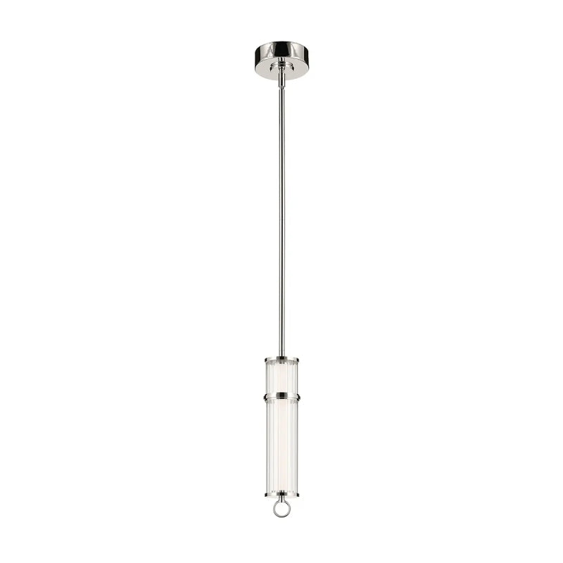 Kichler 52755 Riven 1-lt 5" LED Pendant - Polished Nickel
