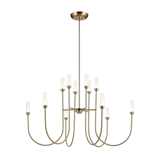 Kichler 52758 Moraine 12-lt 50" LED Chandelier - Champagne Bronze