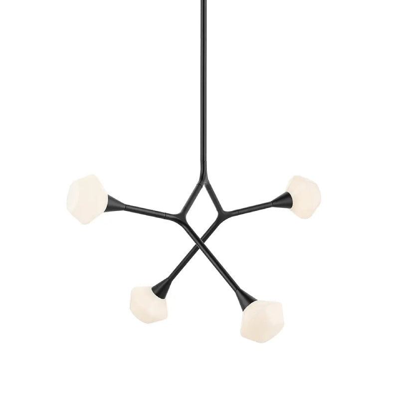 Kichler 52762 Cassius 4-lt 40" Chandelier - Black