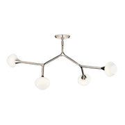 Kichler 52762 Cassius 4-lt 40" Chandelier - Polished Nickel