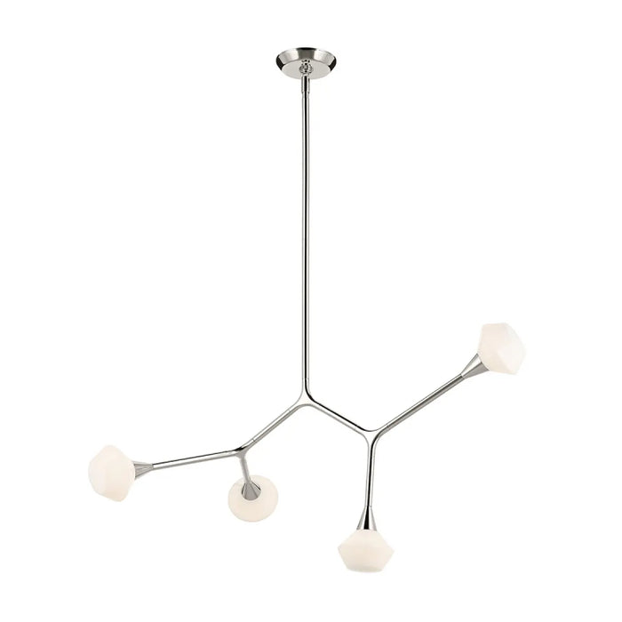 Kichler 52762 Cassius 4-lt 40" Chandelier - Polished Nickel