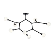 Kichler 52763 Cassius 8-lt 53" Chandelier - Black