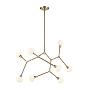 Kichler 52763 Cassius 8-lt 53" Chandelier - Champagne Bronze