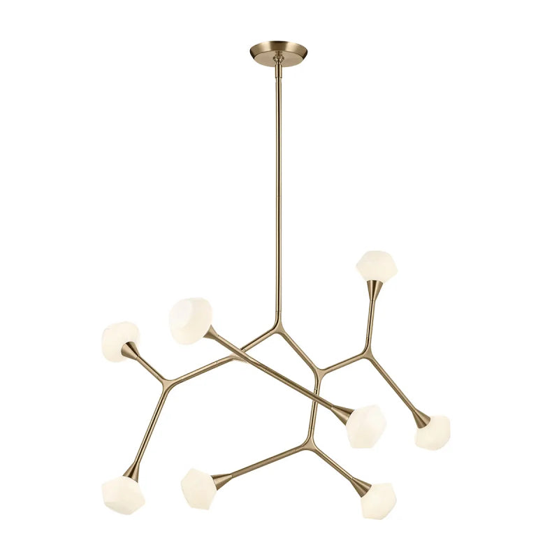 Kichler 52763 Cassius 8-lt 53" Chandelier - Champagne Bronze
