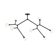 Kichler 52764 Cassius 8-lt 61" Chandelier - Black