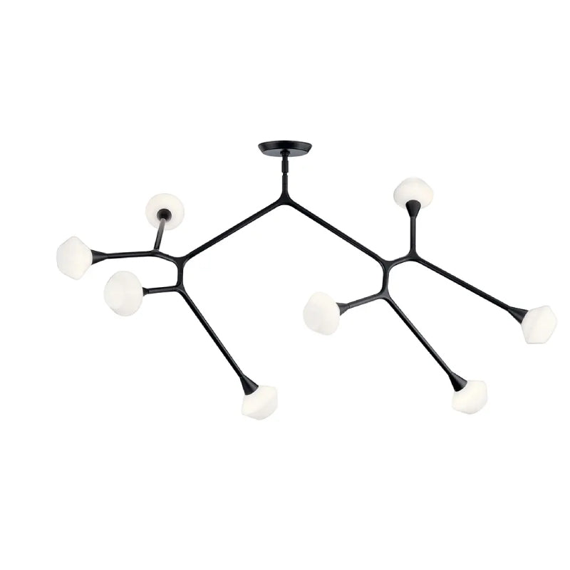 Kichler 52764 Cassius 8-lt 61" Chandelier - Black
