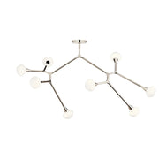 Kichler 52764 Cassius 8-lt 61" Chandelier - Polished Nickel