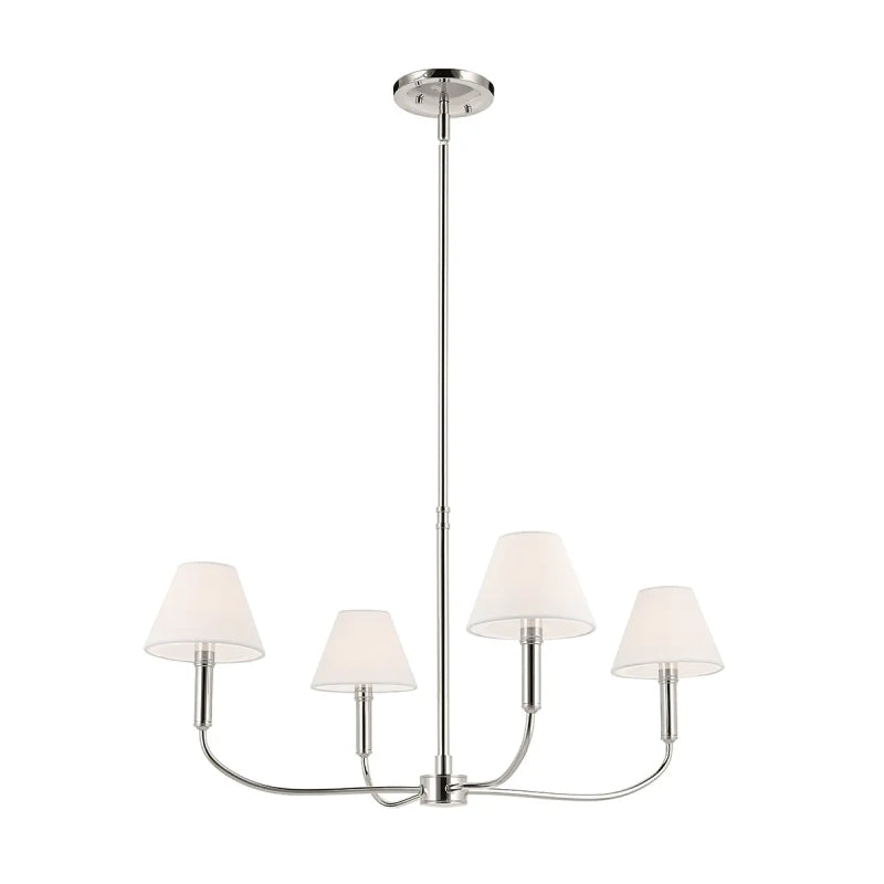 Kichler 52766 Eadie 4-lt 31" Chandelier - Polished Nickel