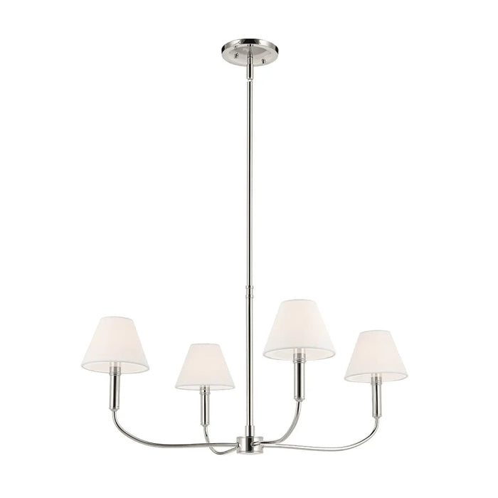 Kichler 52766 Eadie 4-lt 31" Chandelier - Polished Nickel