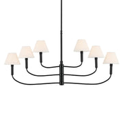 Kichler 52767 Eadie 6-lt 41" Chandelier - Black