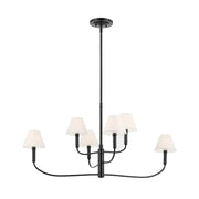 Kichler 52767 Eadie 6-lt 41" Chandelier - Black