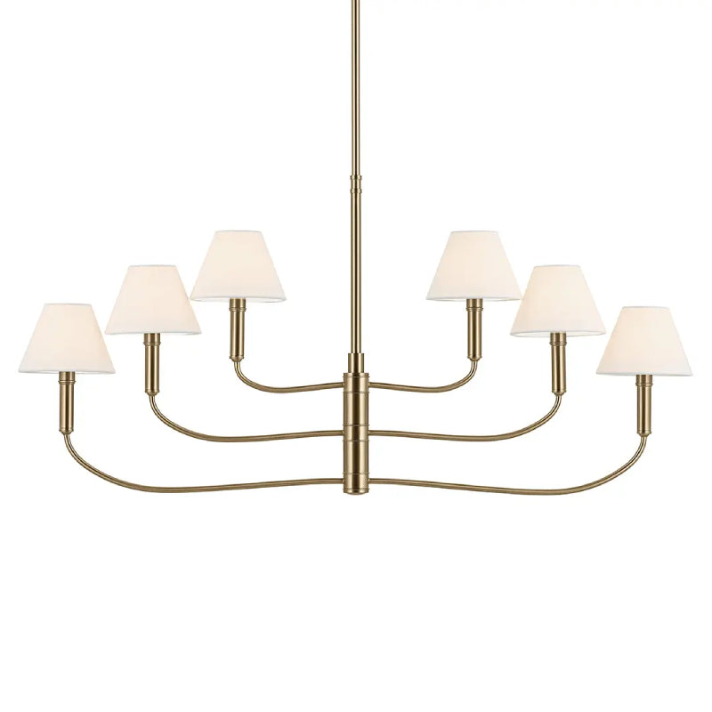 Kichler 52767 Eadie 6-lt 41" Chandelier - Champagne Bronze