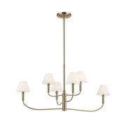 Kichler 52767 Eadie 6-lt 41" Chandelier - Champagne Bronze